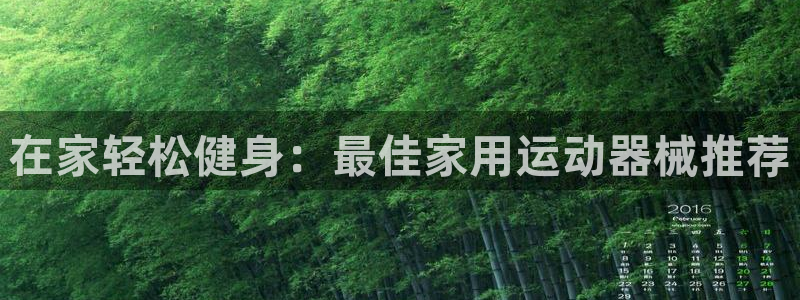 尊龙app注册官网：在家轻松健身：最佳家用运动器械推